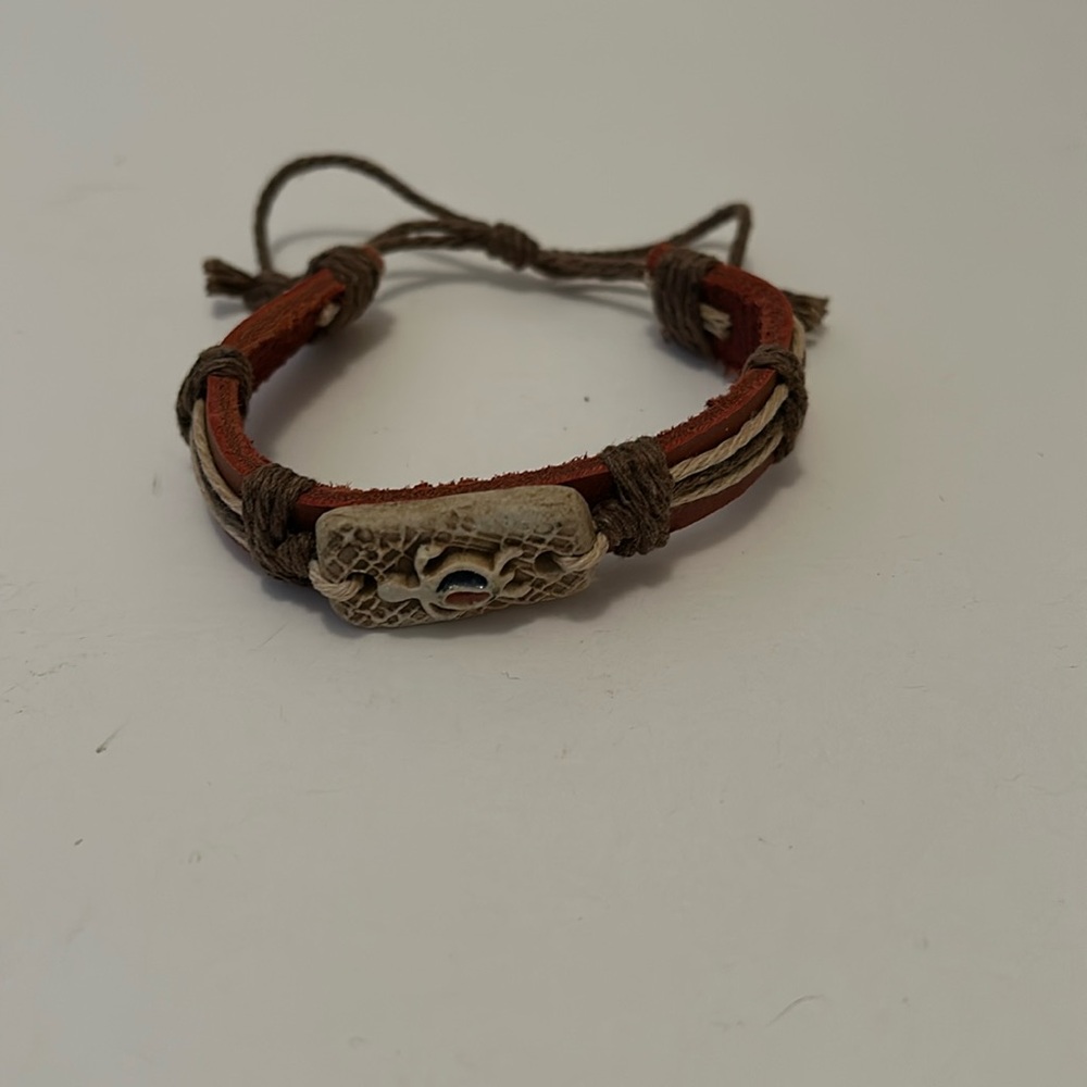 Leather bracelet
